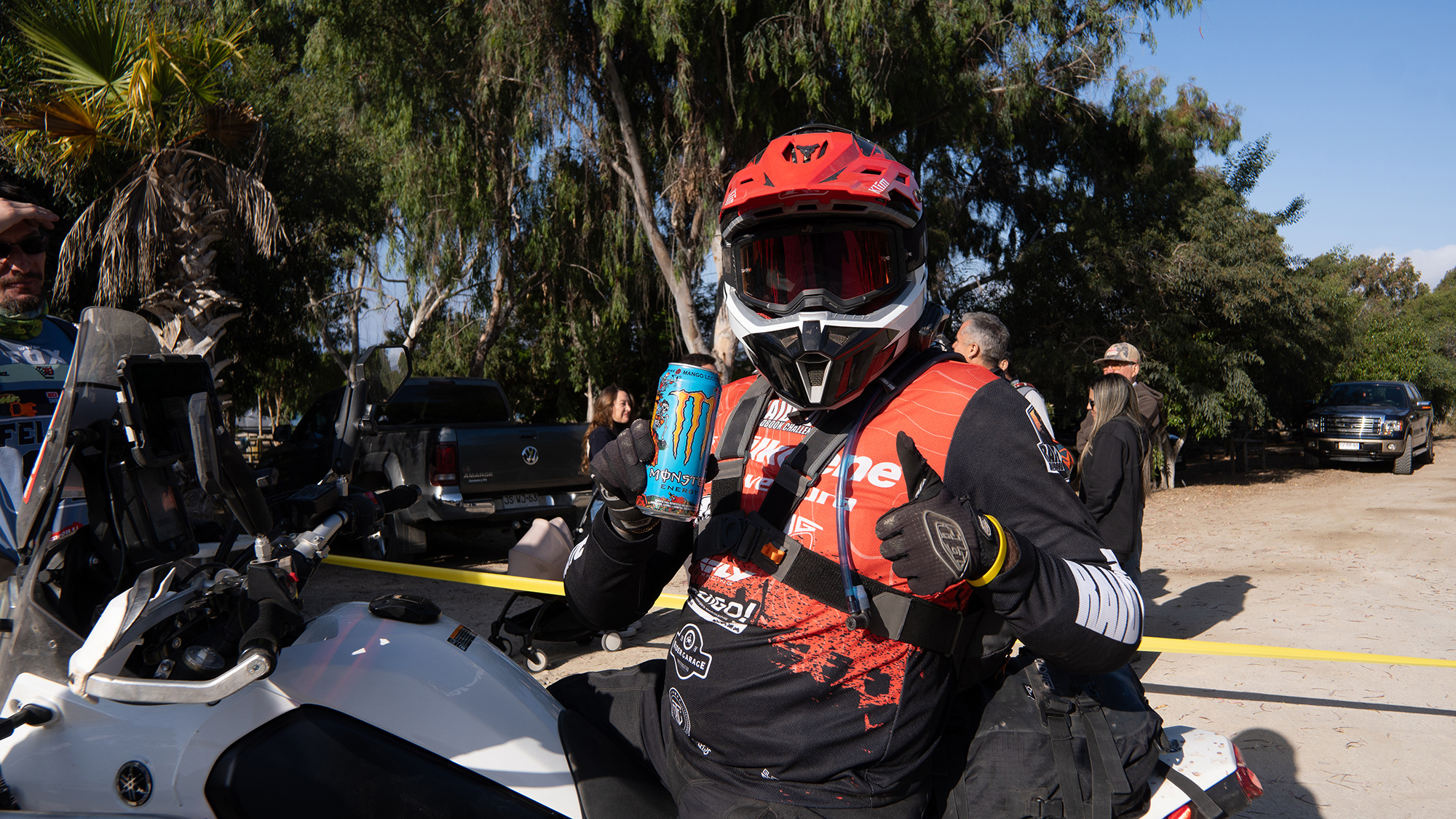 Participante en el Raid ADV enfrentando un terreno desafiante